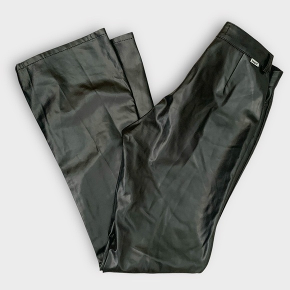 Mavi Y2K Chrissy Faux Leather Low Rise Bootcut Pants - Picture 5 of 8